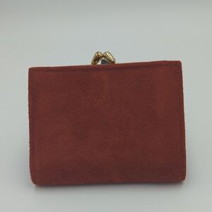 Vintage St Thomas Women's Wallet Coin Purse Suede Leather New Small Clutch